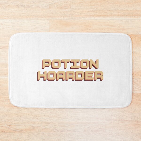 Item preview, Potion Hoarder Gaming Quote Pixel Art Decal designed and sold by alexmaushaus.