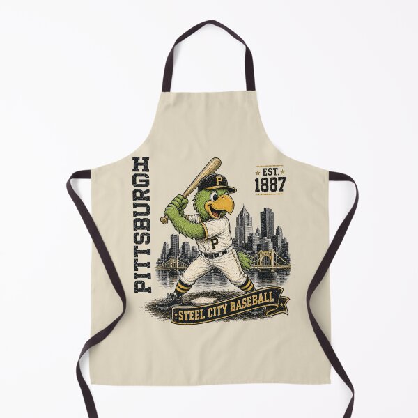Item preview, Pittsburgh Steel City Baseball Vintage Parrot Shirt, Retro Baseball Skyline Graphic Tee designed and sold by GhostDawgs.