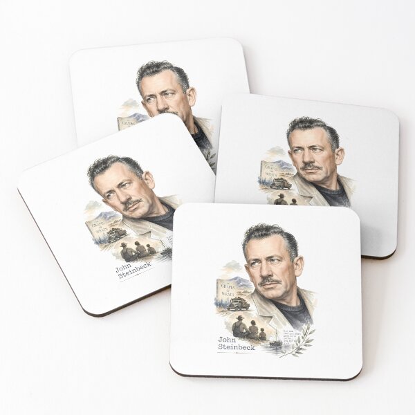 Item preview, John Steinbeck designed and sold by Sarcastic designs.