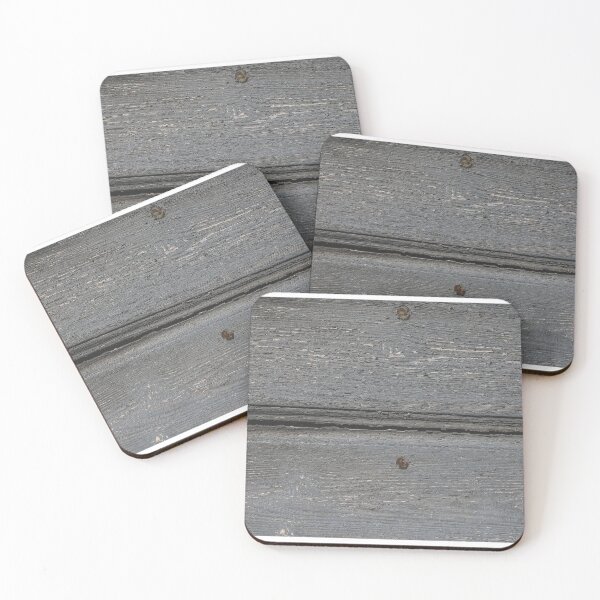 Item preview, Minimalist Charcoal Grey Wood Planks with Horizontal Crack designed and sold by NorthWild.