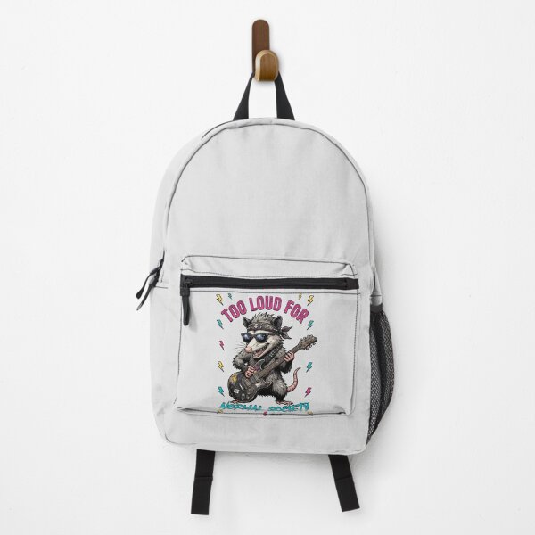 Item preview, Too Loud for Normal Society – Opossum Rockstar designed and sold by yanderedev.