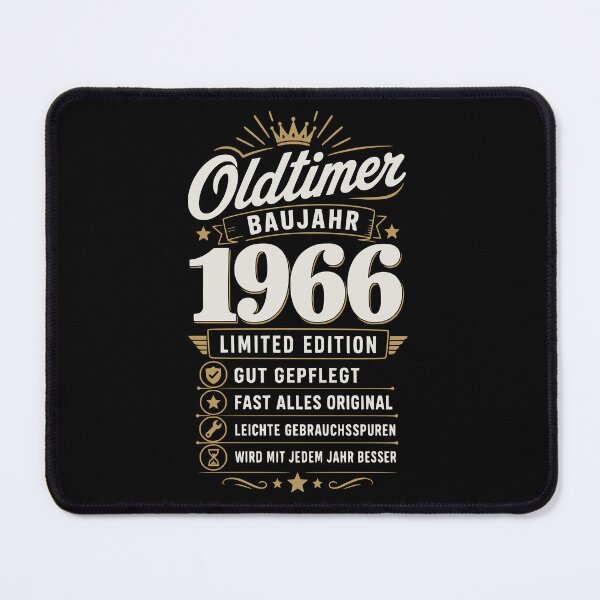 Item preview, Classic car, built in 1966, Limited Edition – Vintage birthday 1966 designed and sold by FreshPixelArt.