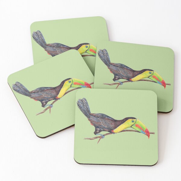 Item preview, Curious Keel Billed Toucan Color Pencils designed and sold by Dina's Fine Arts.