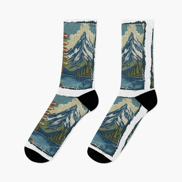 Item preview, Adventure Signpost by the Lake – Nature Journey Design designed and sold by GabeMountainArt.