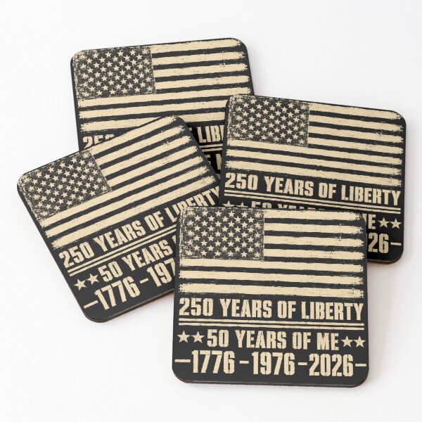 Item preview, 1976 50th Birthday 250 Years of Liberty Vintage Flag Shirt designed and sold by POD DYNASTY | Original Print On Demand T-Shirt Graphics.