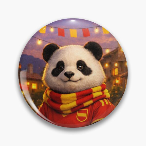 Item preview, Spain world cup champions 2026 cute panda designed and sold by SquirrelLabSE.
