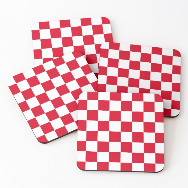 Item preview, Red and White Classic Checkerboard Pattern designed and sold by DanielleGensler.
