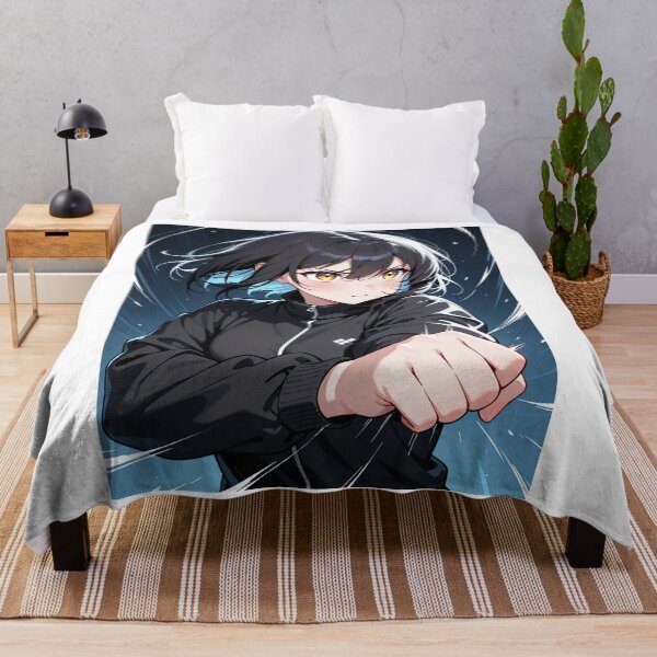 Item preview, Manga - Stylized Female Character, Manga Energy with Black Hair designed and sold by AnimeShin.