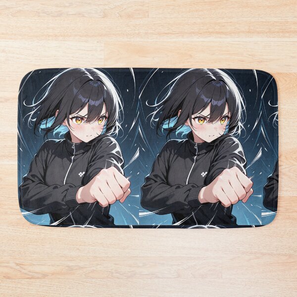 Item preview, Manga - Stylized Female Character, Manga Energy with Black Hair designed and sold by AnimeShin.