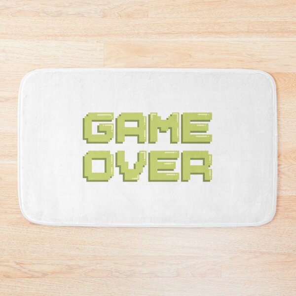 Item preview, Game Over Gaming Quote Pixel Art Decal designed and sold by alexmaushaus.