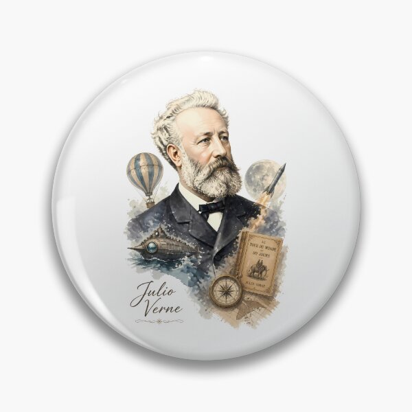 Item preview, Jules Verne designed and sold by Sarcastic designs.