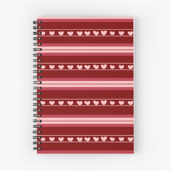 Item preview, Dark Red & Light Red Hearts in Stripes designed and sold by KSimpson838.
