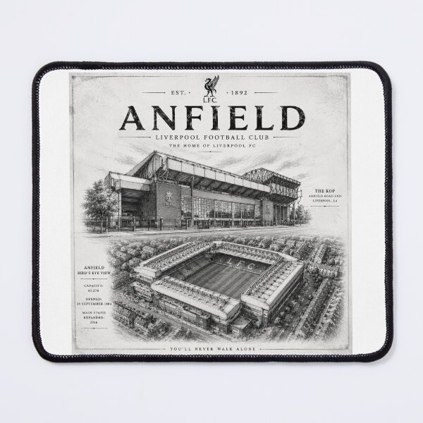 Item preview, Anfield Stadium Vintage Blueprint designed and sold by MDC-99.
