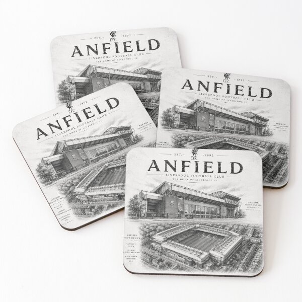 Item preview, Anfield Stadium Vintage Blueprint designed and sold by MDC-99.
