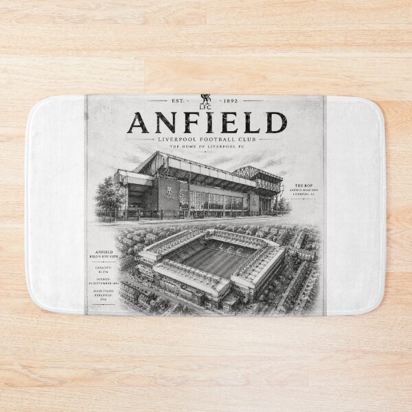 Item preview, Anfield Stadium Vintage Blueprint designed and sold by MDC-99.