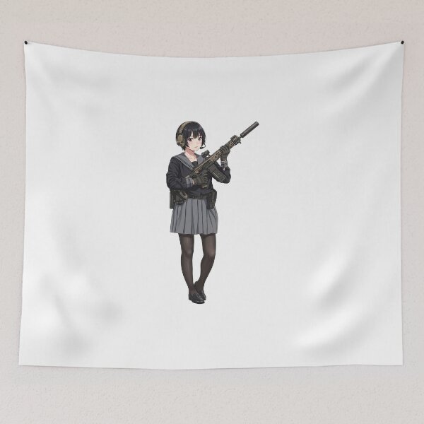 Item preview, Tactical School Girl - Anime Special Ops designed and sold by RAWLIFEGRAPHIC.