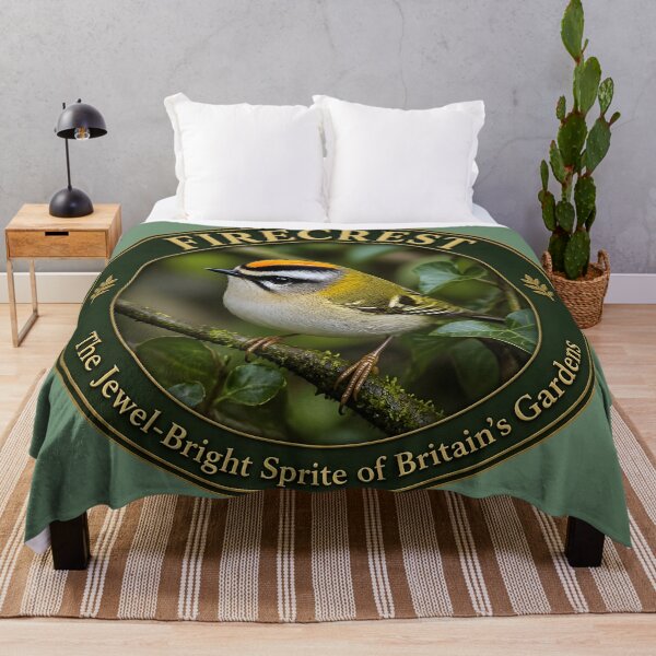 Item preview, FIRECREST – The Jewel‑Bright Sprite of Britain’s Gardens designed and sold by The Digital Compass.