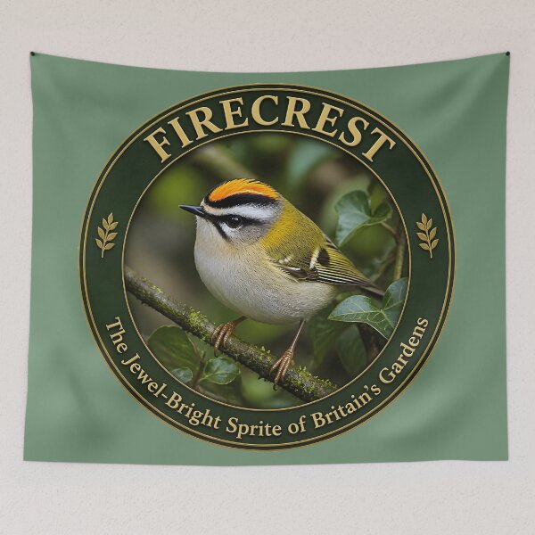 Item preview, FIRECREST   – The Jewel‑Bright Sprite of Britain’s Gardens designed and sold by The Digital Compass.