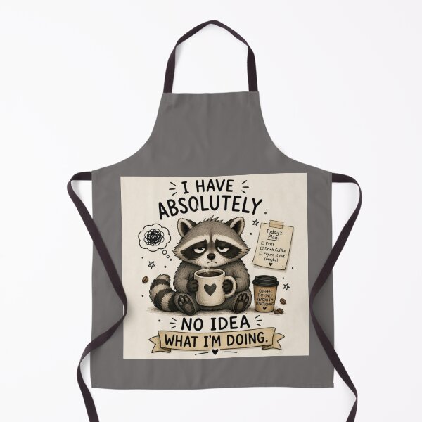 Item preview, Confused raccoon designed and sold by Weird & wonderful .