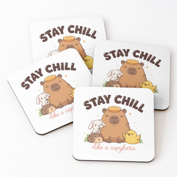 Item preview, Capybara - Just Chillin' Cute Animal Illustration designed and sold by YounexxART.