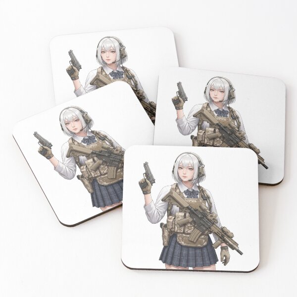 Item preview, Tactical School Girl - Anime Special Ops designed and sold by RAWLIFEGRAPHIC.