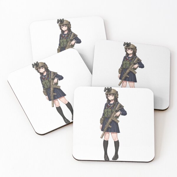 Item preview, Tactical School Girl - Anime Special Ops designed and sold by RAWLIFEGRAPHIC.
