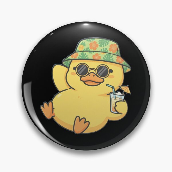 Item preview, Cool Duck Bucket Hat Summer Vacation Sticker designed and sold by MoonSoul Studio.