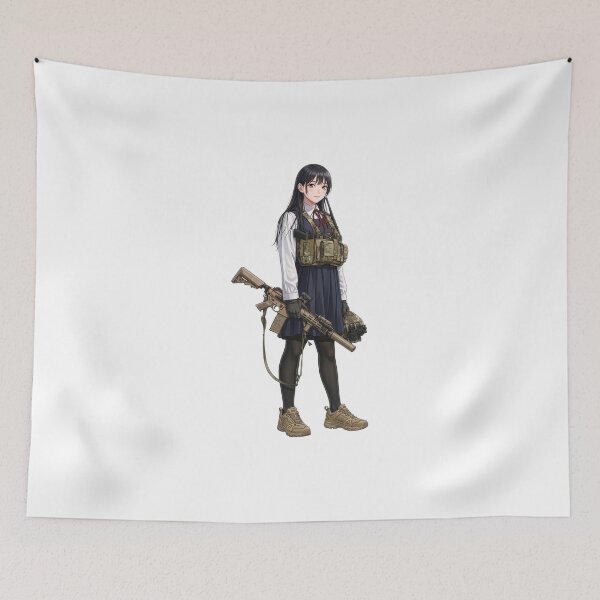Item preview, Tactical School Girl - Anime Special Ops designed and sold by RAWLIFEGRAPHIC.