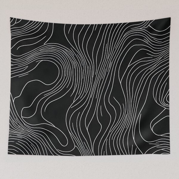 Item preview, Abstract Black and White Lines designed and sold by shelteredinside.