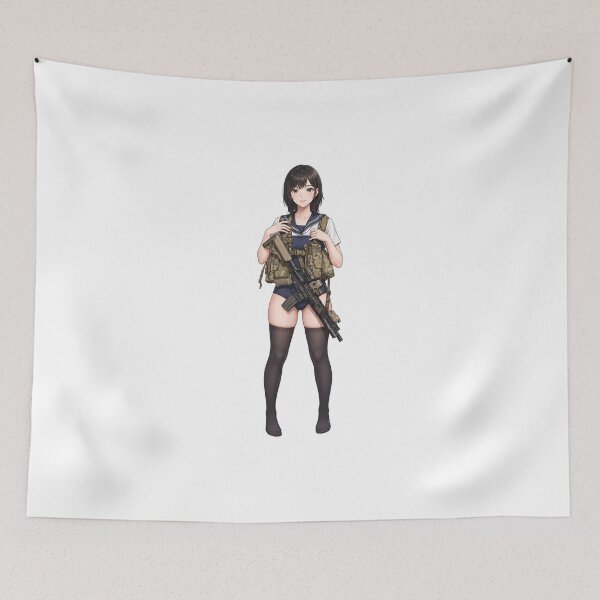 Item preview, Tactical School Girl - Anime Special Ops designed and sold by RAWLIFEGRAPHIC.