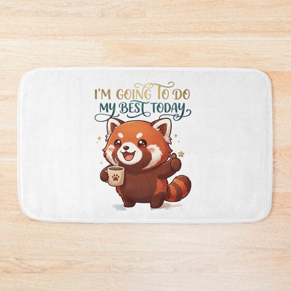 Item preview, Best Today Cute Red Panda Motivation designed and sold by ExploreAura Studio.