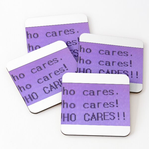 Item preview, who cares quote designed and sold by snakesclub.