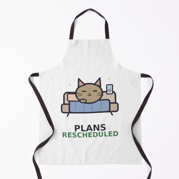 Item preview, Plans Rescheduled — Funny Introvert Cat Design, Cute Gift For Cat Moms designed and sold by QuirkyCartel.