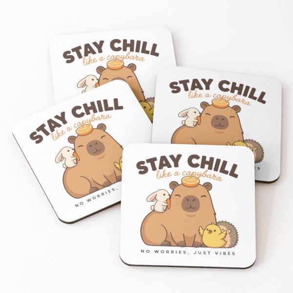 Item preview, Kawaii Capybara with Flowers | Cute Animal Aesthetic designed and sold by YounexxART.