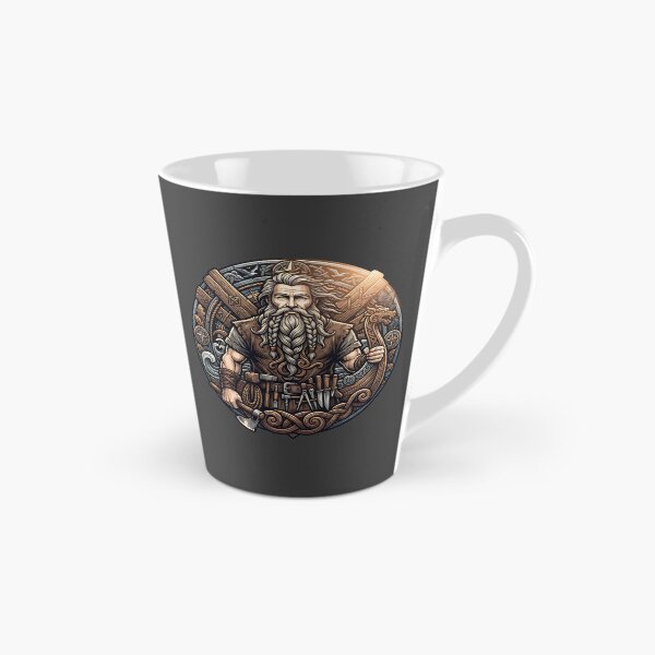 Item preview, Bearded Viking Ship Builder Master Art designed and sold by MythicCotton.
