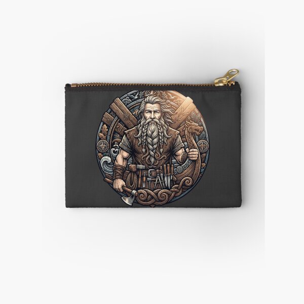 Item preview, Bearded Viking Ship Builder Master Art designed and sold by MythicCotton.