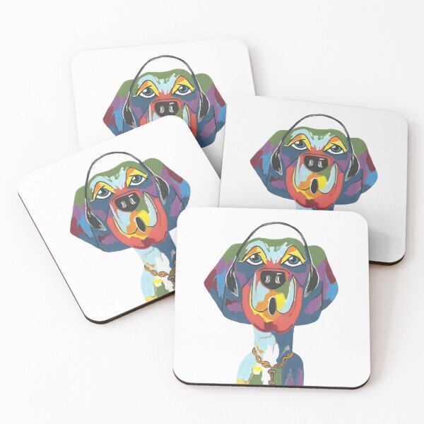 Item preview, Dog Listening To Music designed and sold by Sartoris Art.