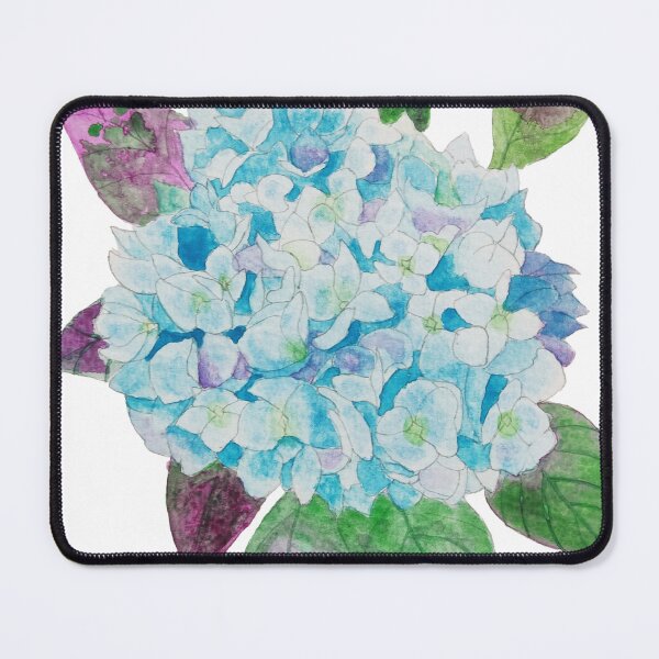 Item preview, Blue hydrangea watercolour painting  designed and sold by esvb.
