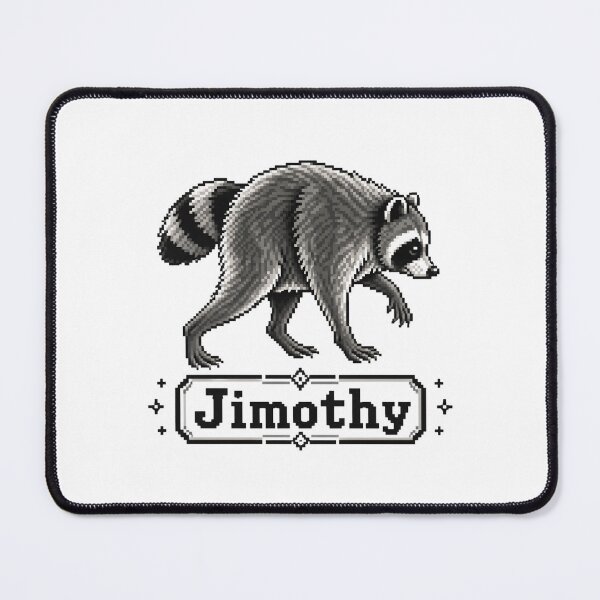 Item preview, Jimothy The Raccoon - Funny Trash Panda Pixel Art designed and sold by deag1e ⭐.