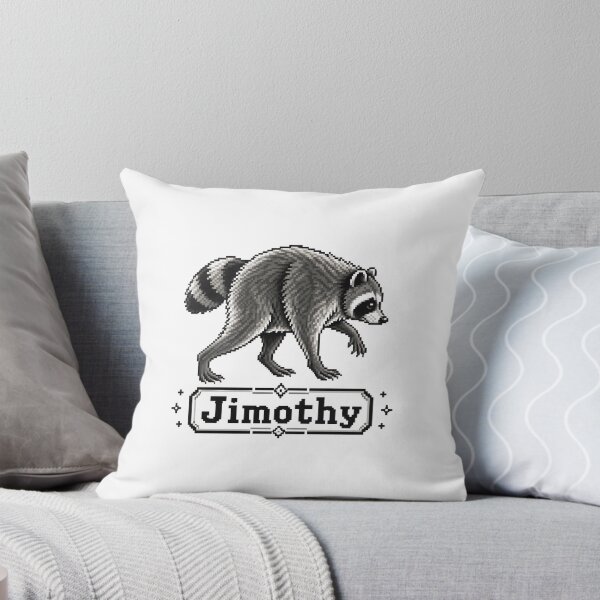 Item preview, Jimothy The Raccoon - Funny Trash Panda Pixel Art designed and sold by deag1e ⭐.