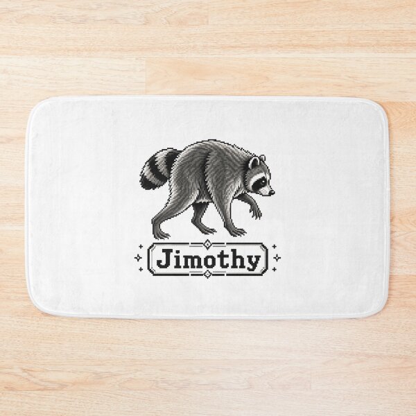 Item preview, Jimothy The Raccoon - Funny Trash Panda Pixel Art designed and sold by deag1e ⭐.