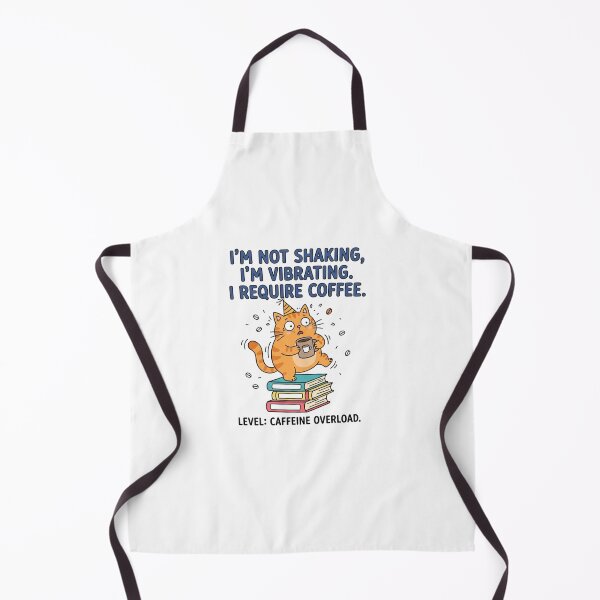 Item preview, Funny Coffee Lover Cat Caffeine Overload designed and sold by Owcomm.