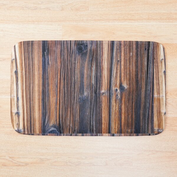 Item preview, Rustic Burnt Larch Texture with Heavy Wood Grain and Knots designed and sold by NorthWild.