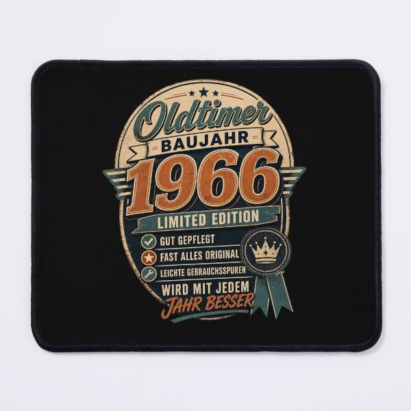Item preview, Classic car, built in 1966, Limited Edition – Vintage birthday 1966 designed and sold by FreshPixelArt.
