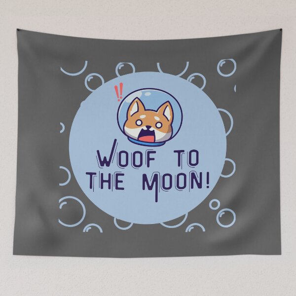 Artikelvorschau, Wuff zum Mond entworfen und verkauft von MIAMwits.