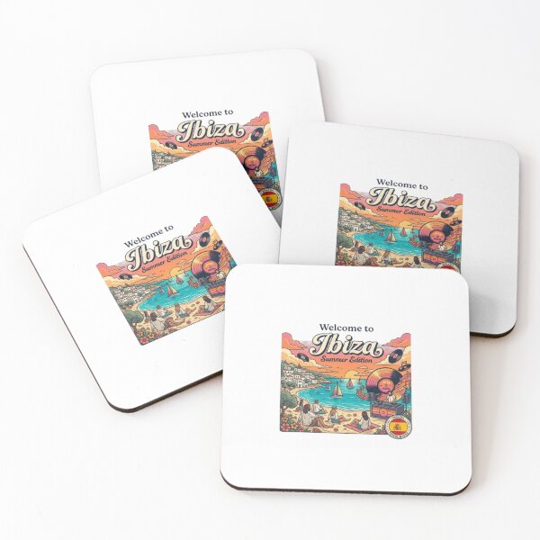 Item preview, Welcome to Ibiza Summer Edition Retro Mediterranean Travel Design designed and sold by NewDesignFR.