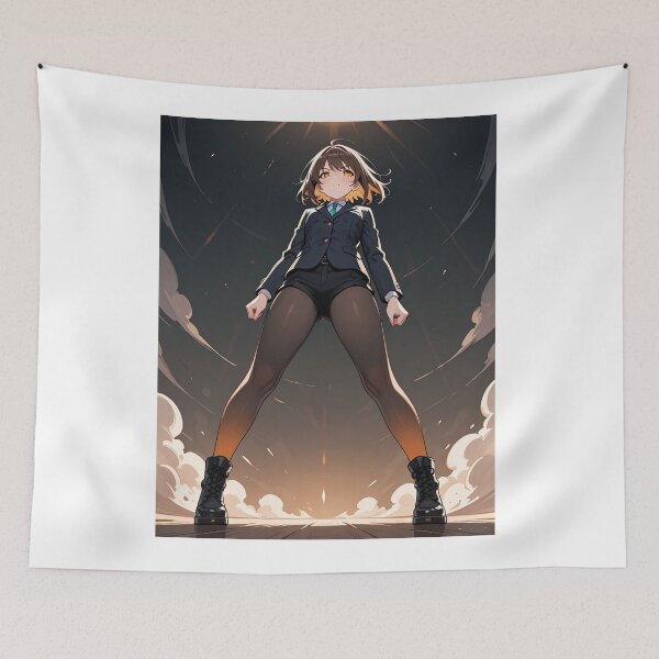 Item preview, Manga - Stylized Female Character, Vibrant Animated Energy designed and sold by AnimeShin.