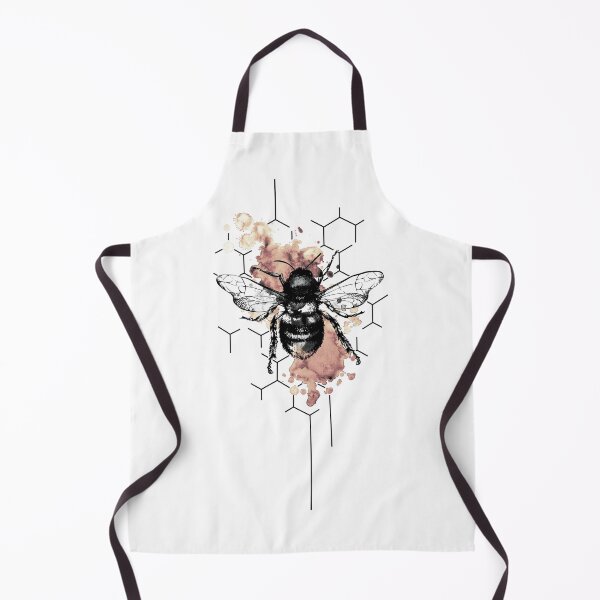 Item preview, Watercolor botanical bee and honeycomb designed and sold by Kumabushi.