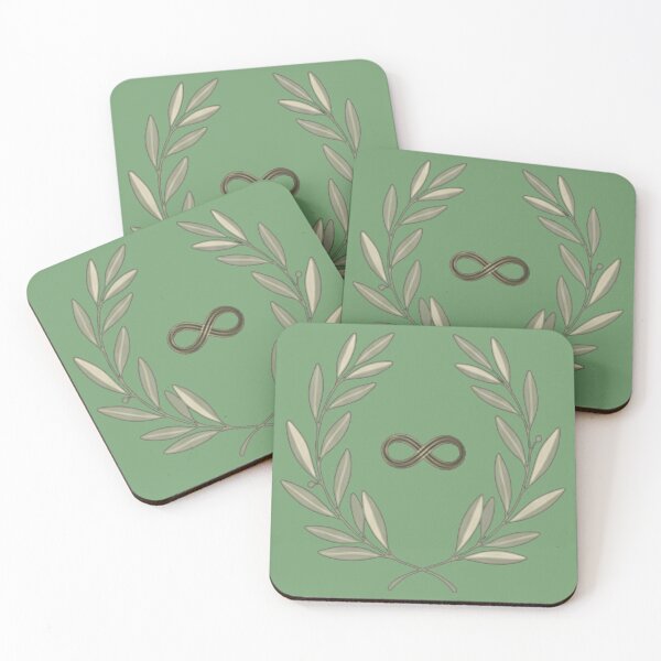 Item preview, Where Peace Takes Root - Minimalist Olive Branch Infinity designed and sold by SurferLife.
