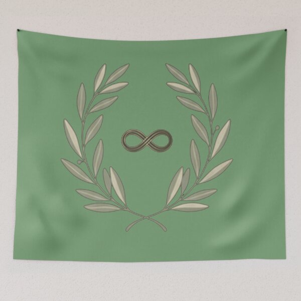 Item preview, Where Peace Takes Root - Minimalist Olive Branch Infinity designed and sold by SurferLife.